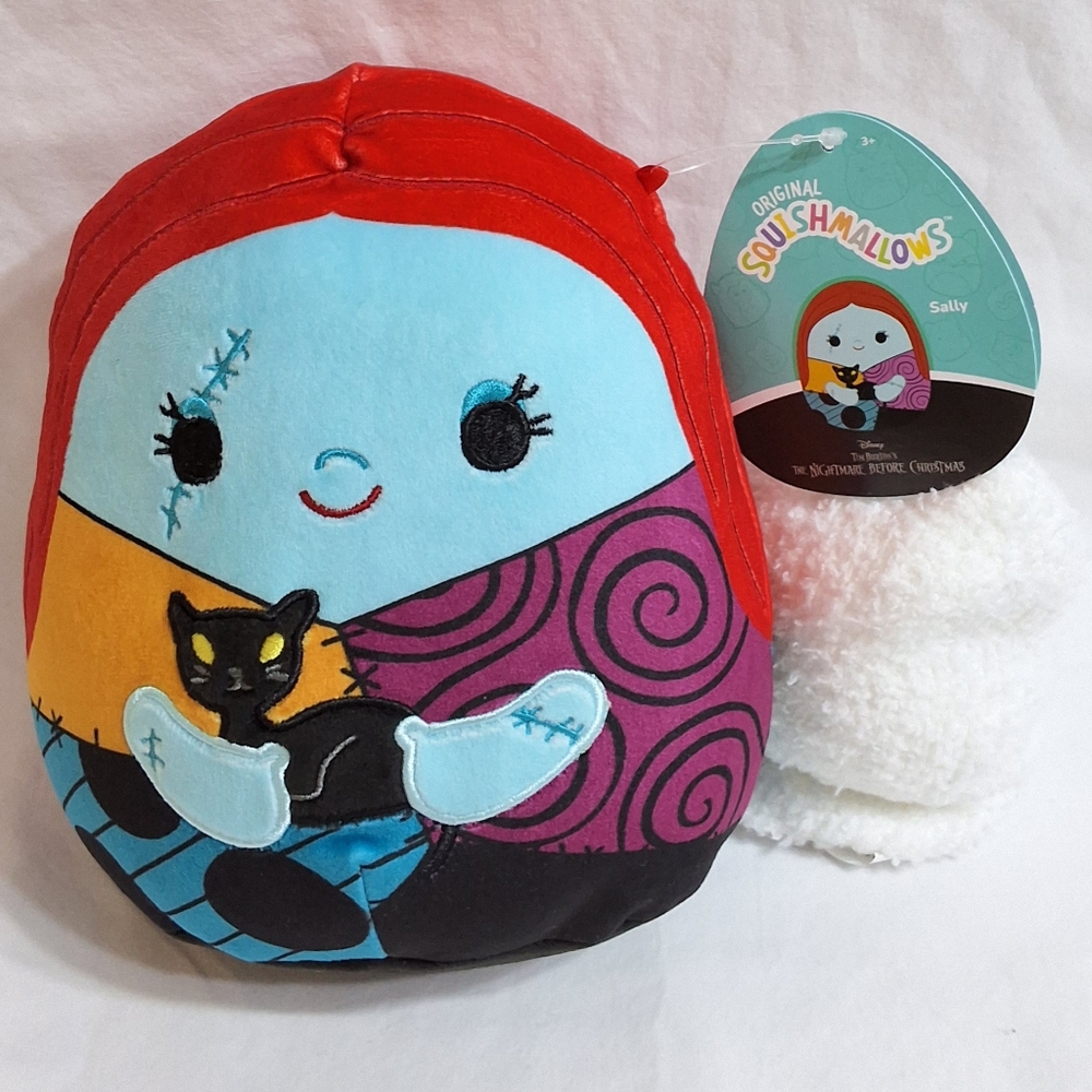Disney Tim Burton's The Nightmare Before Christmas Sally Squishmallows, NWT
